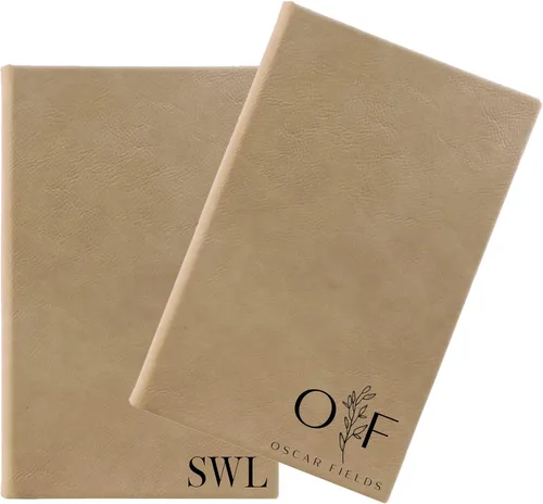 Vista 8 de Diario personalizado personalizado. Grabado con láser. 9 diseños. 8 colores. Regalos profesionales de negocios. Regalo de compañero de trabajo.
