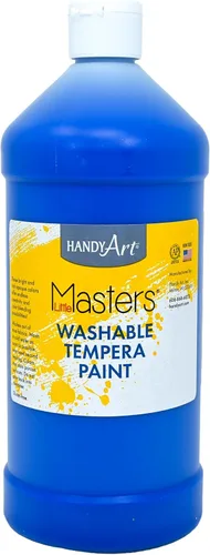 Vista 8 de Handy Art Little Masters - Pintura lavable, 16 onzas, color negro Bright & Mixable, High Opacity, Washable Colors for Classroom, Students, Kids