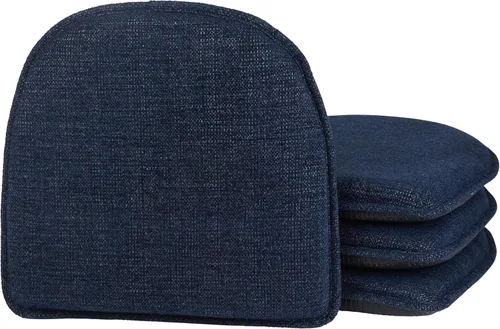 Vista 72 de Klear Vu Raindrop The Gripper - Cojines antideslizantes para silla, suaves y cómodos, almohadillas para asiento, almohadón para cocina, comedor u