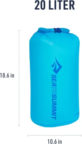 Vista 6 de Sea to Summit Ultra-Sil Dry Bag, Ultralight Waterproof Dry Storage Atoll Azul