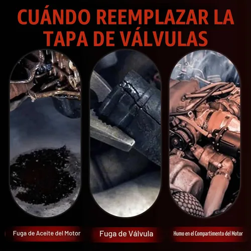 Vista 7 de Juego de tapa de válvula de motor izquierdo y derecho MITZONE con juntas y pernos compatible con 2002-2012 Dodge Dakota Durango Nitro RAM 1500 Jeep
