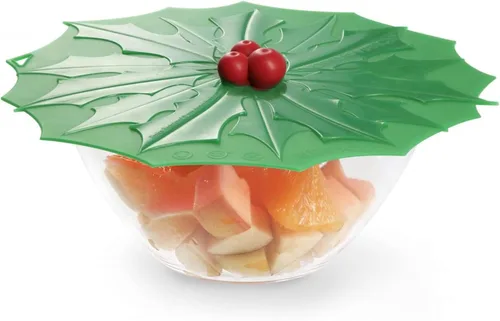 Vista 2 de Charles Viancin - Tapa de silicona Holly para almacenamiento de alimentos y cocinar - 9 pulgadas/9.1 in - Sellado hermético en cualquier superficie