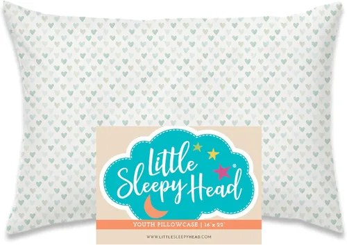Vista 74 de Funda de almohada para jóvenes Little Sleepy Head - 100% funda de almohada de algodón y hipoalergénica - Funda de almohada envolvente de ajuste