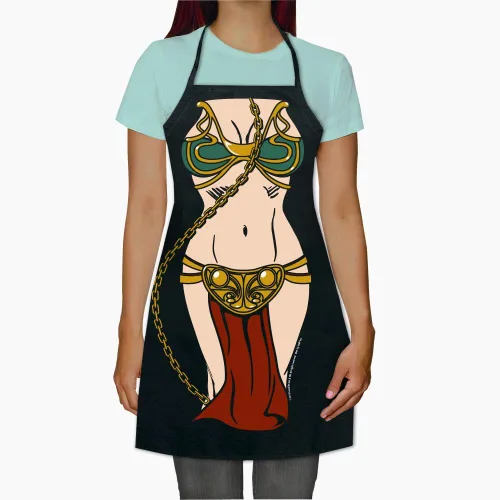 Vista 7 de ICUP DC Comics - Delantal ajustable de Batgirl Be The Character talla para adulto, 100% algodón, color negro