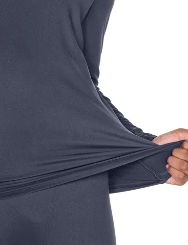 Vista 6 de TSLA - Conjunto de ropa interior térmica para niños y niñas, pantalones largos con forro polar suave, capa base de invierno superior e inferior