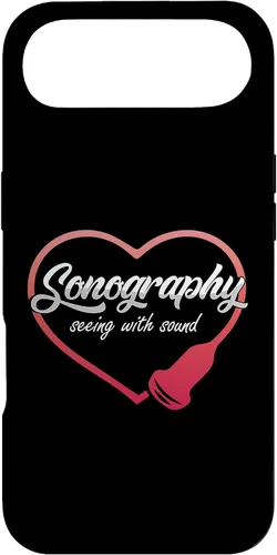 Vista 27 de Sonography Seeing with Sound Ultrasonido Ecografía Medicina Case para iPhone 17