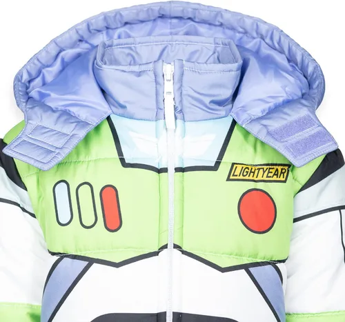 Vista 8 de Disney Pixar Toy Story Buzz Lightyear Zip Up Puffer Jacket Toddler to Little Kid