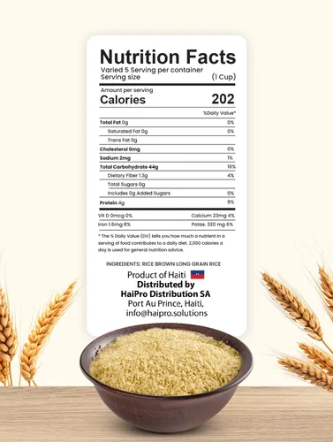 Vista 2 de Riz Shella - Diri Shella - Rice Shella - Directamente desde Haití - 100% Ayisyen