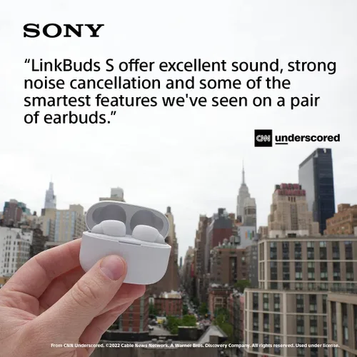 Vista 15 de Sony LinkBuds S - Auriculares de botón verdaderamente inalámbricos con cancelación de ruido con Alexa integrado, auriculares Bluetooth compatibles