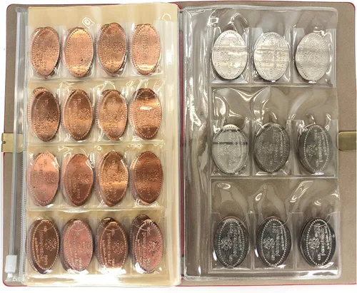 Vista 8 de Pennybandz El Diario de Penny, con capacidad para 146 monedas, el libro de colección de centavos de recuerdo definitivo para tu colección de Pacific