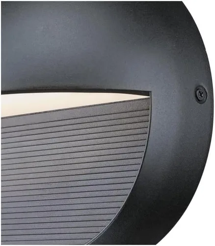 Vista 6 de Westinghouse 6579000 Winslett - Lámpara de pared LED de transición regulable con una sola luz para exteriores, compatible con el cielo oscuro