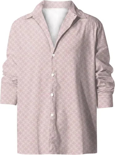 Vista 3 de DuDubaby Camisa de talla grande para hombre, diseño de verano, casual, impresión 3D, blusa hawaiana, camisas de manga larga