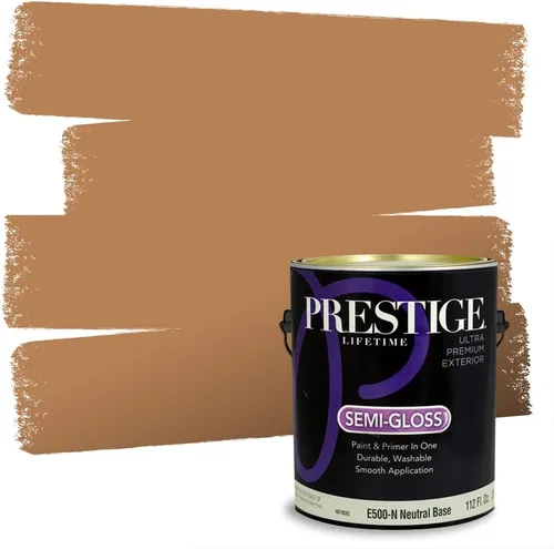 Vista 77 de PRESTIGE Pintura exterior e imprimación en uno, bronceado Aberdeen, plano, 1 galón