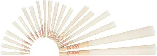 Vista 5 de RAW Caja variada de Conos RAWKET de 20 etapas 7 tamaños diferentes: 1 1/4, King, 98s, Lean, Sobrenatural, Challenger, Emperador