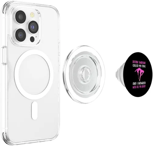 Vista 4 de Cheerleader Gymnasitc Majorette Baton Twirlers PopSockets MagSafe PopGrip for iPhone