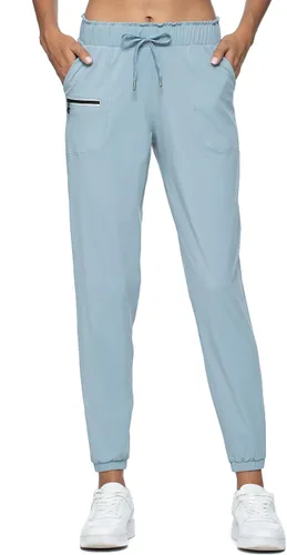 Vista 133 de Kcutteyg - Pantalones deportivos con bolsillos para mujer, diseño suave, ligero y de secado rápido, para entrenamiento, gimnasia, yoga y correr