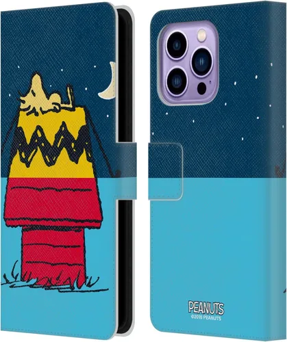 Vista 280 de Head Case Designs Peanuts Charlie & Woodstock Nap Halfs and Laughs - Funda de piel tipo cartera con licencia oficial compatible con Apple iPhone 11