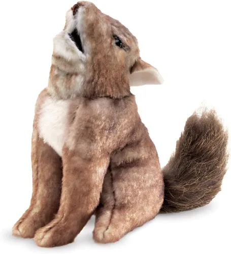 Vista 2 de Folkmanis Marioneta de dedo mini coyote