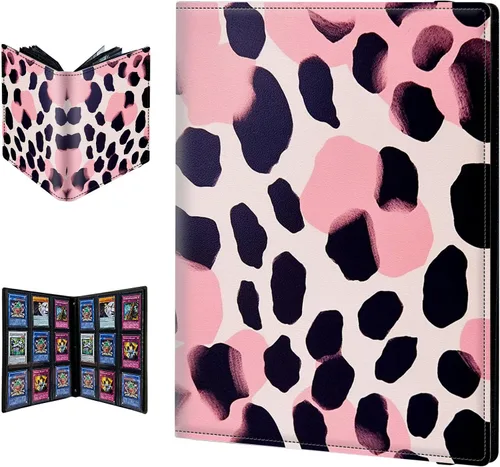 Vista 41 de Carpeta para tarjetas de intercambio, 9 bolsillos para tarjetas intercambiables, 360 bolsillos de doble cara, funda para tarjetas de tamaño Mujeres