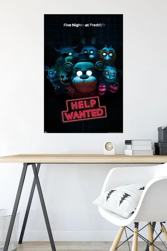 Vista 4 de Trends International Five Nights at Freddy's - Póster de pared "Help Wanted", 22.375" x 34", versión sin marco