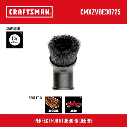 Vista 2 de CRAFTSMAN CMXZVBE38725 - Cepillo para polvo húmedo y seco (1-7/8 pulgadas)