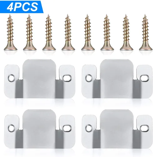 Vista 7 de SONGTIY 4 conectores de sofá seccionales para muebles, soporte de metal de alta calidad para sofá entrelazado con tornillos, adecuado para sofá