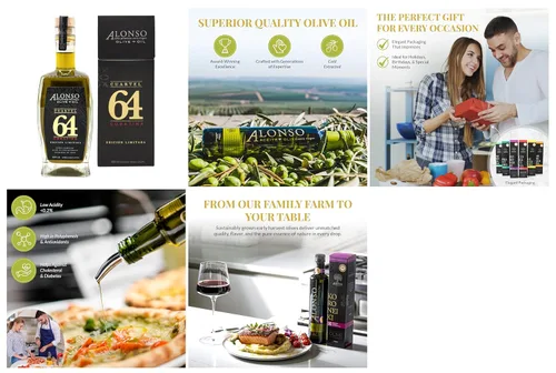 Vista 9 de Alonso, Aceite de Oliva Virgen Extra, Chile, Cosecha 2025, Oro NYIOOC 2025, Regalo, Producción exclusiva, Hemisferio Sur, Fuente única, Granja