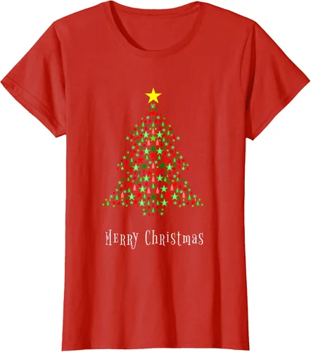 Vista 73 de Celebración del árbol de Navidad - Feliz Navidad - Camiseta de Navidad