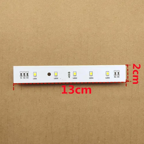 Vista 2 de Tablero de luz de tira de luz LED para refrigerador Midea BCD-536WKM 17431000000072 502410010020 Accesorios de repuesto