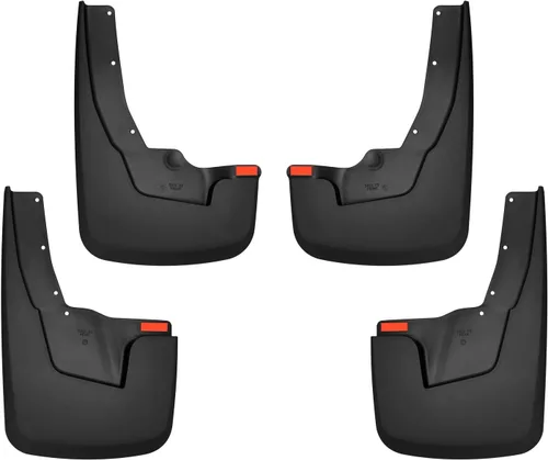 Vista 12 de Husky Liners guardabarros personalizados Se ajusta a Ram 1500 2019-2026 (nuevo estilo de carrocería) con luces de emergencia OEM Juego frontal