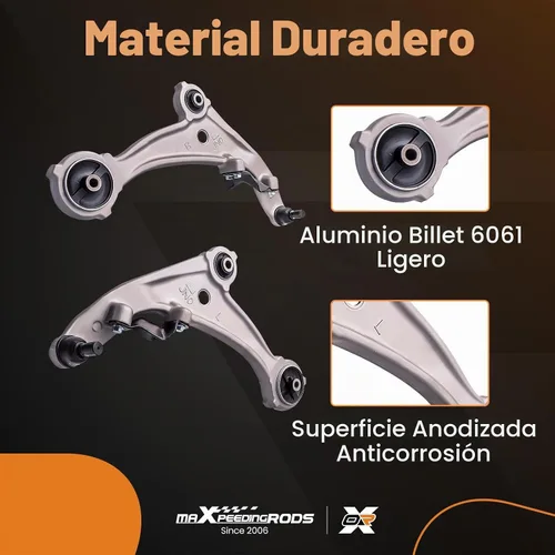 Vista 2 de maXpeedingrods Kit de brazo de control delantero inferior 2 piezas