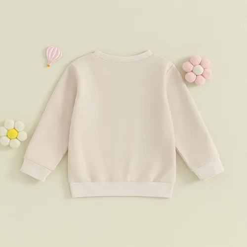 Vista 8 de Twopumpkin Sudadera de manga larga para bebé, niña, niño, niño, hermana, hermano, a juego, ropa de otoño e invierno