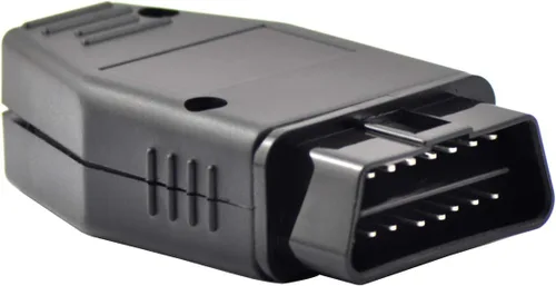 Vista 3 de Auto Car OBD2 - Conector de 16 pines, adaptador de conector macho de 16 pines, enchufe macho estándar de 16 pines, carcasa OBD, herramienta de Negro