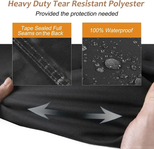Vista 2 de NetttyPro - Funda para ahumador eléctrico de exterior Masterbuilt de 30 pulgadas, impermeable, resistente, cuadrada, vertical, para parrilla