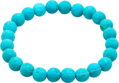 Vista 541 de Amazing Gemstone Crystal Bracelet for Women Men's Gifts - Protection Healing Crystal Bracelet - 8mm Gemstone Beaded Stretchable Bracelet Pulseras