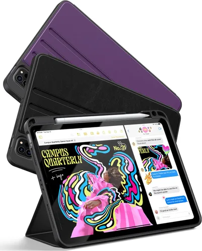 Vista 9 de TORRAS Funda para iPad de 10ª generación (2022) de 10.9 pulgadas, grado militar, resistente, a prueba de golpes, con soporte para lápices, 6