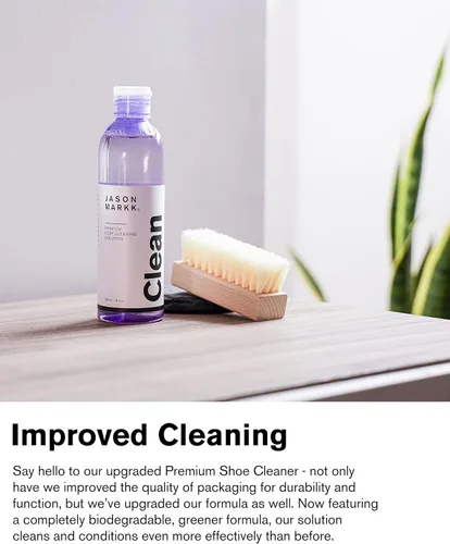 Vista 2 de Jason Markk Shoe Cleaning Brush and 8 Ounce Shoe Cleaner Bundles