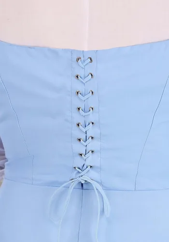 Vista 5 de La Bella y la Bestia - Vestido de disfraz azul de Belle