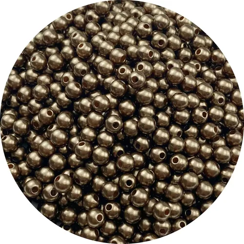 Vista 41 de 4000 piezas Cuentas de perlas para manualidades 3mm Perla de resina para hacer joyas Cuentas de perlas redondas a granel con agujero para collares