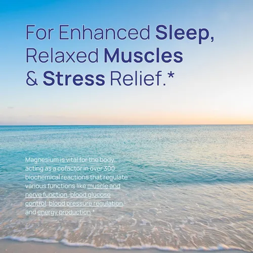Vista 3 de Glicinato de magnesio puro Bisglicinato de magnesio completamente reaccionado Relajación muscular y apoyo para dormir – Bien tolerado