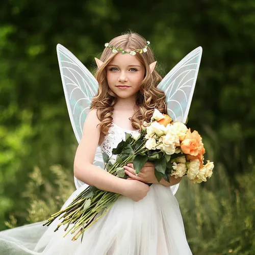 Vista 2 de U-Goforst Fairy Wings for Adults Women Butterfly Wings for Girls Angel Wing Halloween Costume Dress Up Cosplay