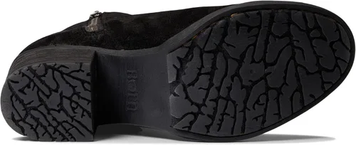 Vista 3 de Alondra - Botas vaqueras con tacón de bloque con flecos para mujer