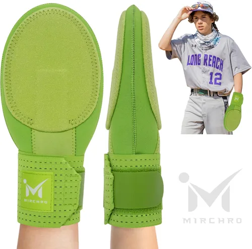 Vista 2 de Guante deslizante para jóvenes y adultos, guante de béisbol y sóftbol para protección de la mano, accesorio Drippy Drip diseño ambidiestro
