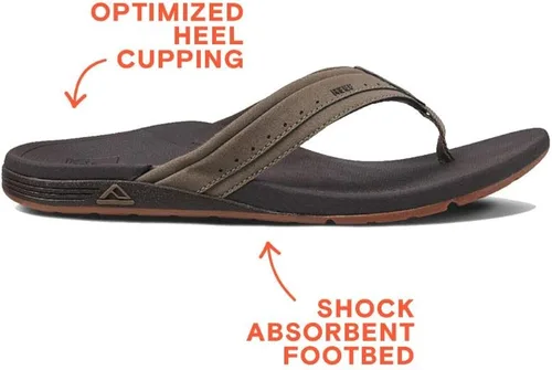 Vista 4 de Reef Men's Ortho-Spring Flip-Flop