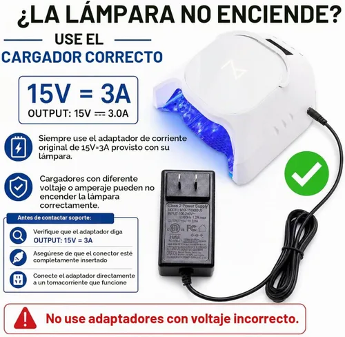 Vista 4 de M - GlowPro - Lámpara de curado de uñas híbrida profesional de 86 W, inalámbrica, recargable, UV, LED, secadora de uñas inalámbrica para uñas