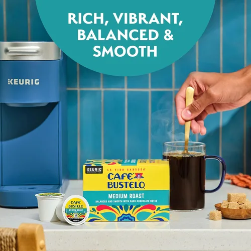 Vista 5 de Café Bustelo - Café de tostado medio, 10 cápsulas K-Cup (Paquete de 6)