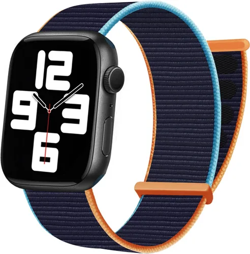 Vista 7 de Nylon Band Compatible with Apple Watch: Sport Loop Fits iWatch Series