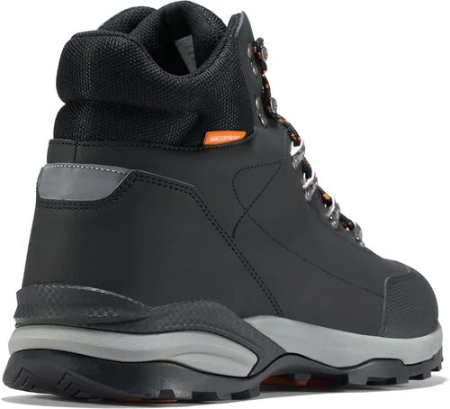 Vista 6 de HISEA Botas de senderismo para hombre, impermeables, ligeras, de cuero, transpirables, para escalada, senderismo, mochilero, senderismo
