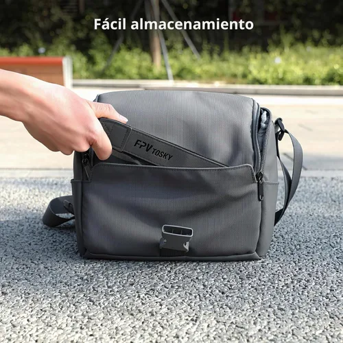 Vista 6 de FPVtosky Cordón para DJI RC 2 y RC y RC Pro 2, correa de cuello RC, cuero suave compatible con accesorios de mando a distancia DJI