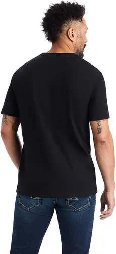Vista 2 de ARIAT USA Wordmark - Camiseta de manga corta para hombre